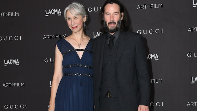 Alexandra Grant und Keanu Reeves (Bild: AFP )