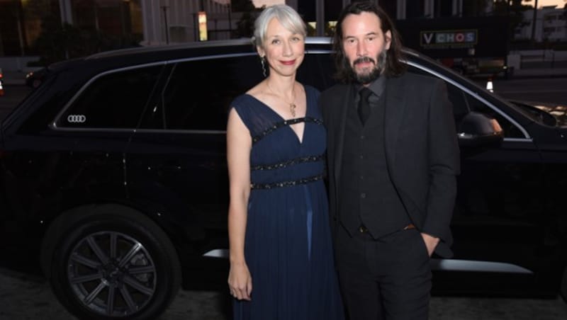 Alexandra Grant und Keanu Reeves (Bild: Presley Ann/Getty Images for Audi)