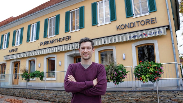Klaus Purkarthofer: Traditionskonditorei in Fernitz wird geschlossen (Bild: Krone/Christian Jauschowetz)