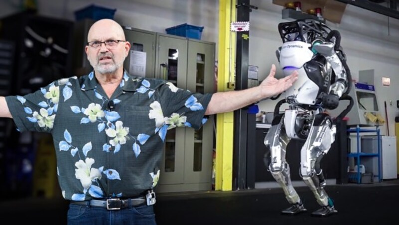 Marc Raibert ist der Chef von Boston Dynamics und war federführend bei der Entwicklung der tanzenden Roboter. (Bild: Boston Dynamics, APA/AFP/GETTY IMAGES/MICHAEL COHEN)