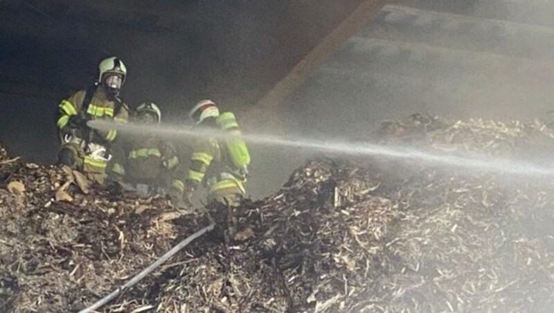 89 Mann waren bei dem Brand im Einsatz (Bild: Freiwillige Feuerwehr Großarl)