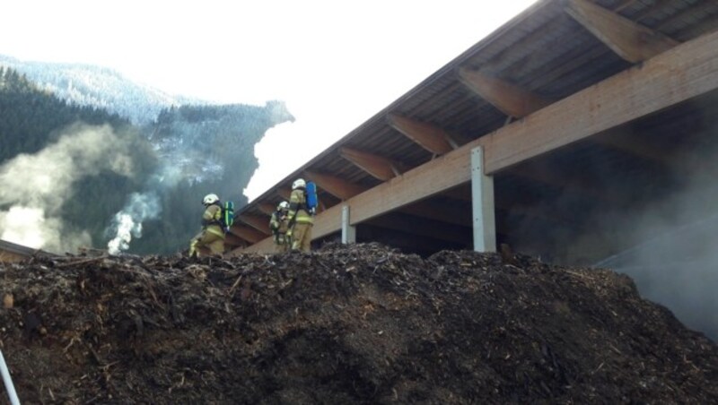 89 Mann waren bei dem Brand im Einsatz (Bild: Freiwillige Feuerwehr Großarl)