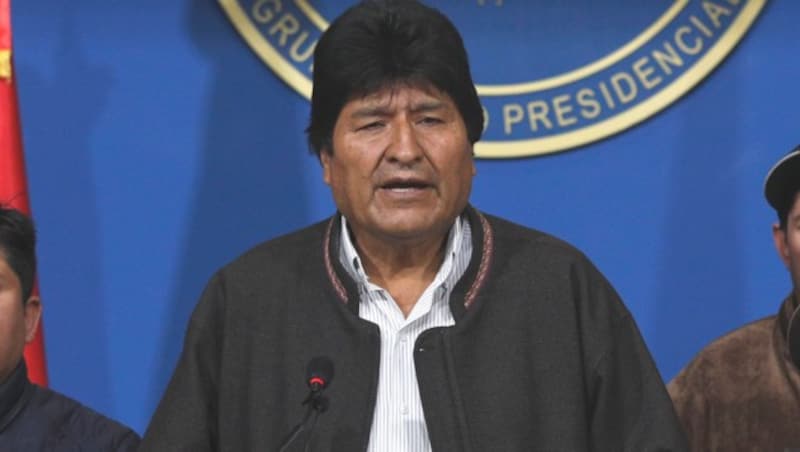 Evo Morales (Bild: AP)