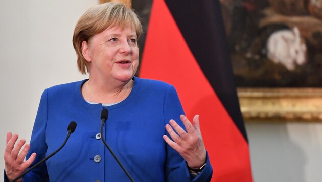 „Angela Merkel verkörpert ein starkes und stabiles Deutschland und hat sich in mehr als einem Jahrzehnt der Krisen als Anker Europas positioniert“, erklärten die Autoren der Studie. (Bild: AFP)