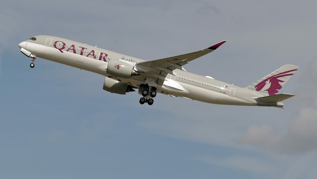 Ein Flugzeug der Qatar Airways (Bild: APA/AFP/PASCAL PAVANI)