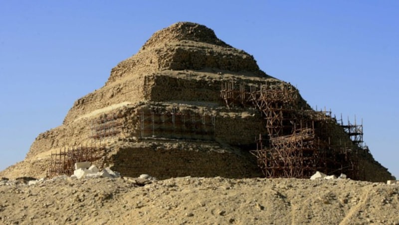 Stufenpyramide des Djoser in der Nekropole Sakkara (Bild: AFP)