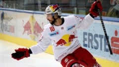 In der laufenden Saison hält Raphael Herburger bei 24 Scorerpunkten (9 Tore, 15 Assists) und führt damit die Ligawertung an. (Bild: Andreas Tröster/Kronen Zeitung)