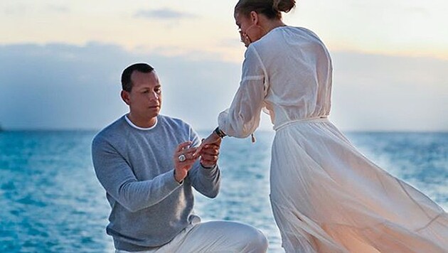 2019 feierten Alex Rodriguez und Jennifer Lopez Verlobung. Steht 2020 die große Hochzeit an? (Bild: instagram.com/arod)