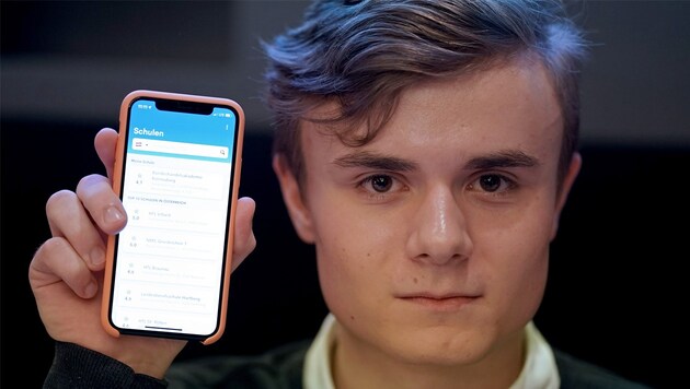 App-Erfinder Benjamin Hadrigan (Bild: APA/Georg Hochmuth)