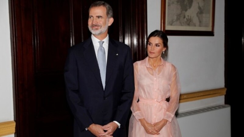 König Felipe VI. und seine Frau Letizia auf Kuba (Bild: JUAN CARLOS HIDALGO / EFE / picturedesk.com)