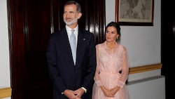 König Felipe VI. und seine Frau Letizia auf Kuba (Bild: JUAN CARLOS HIDALGO / EFE / picturedesk.com)
