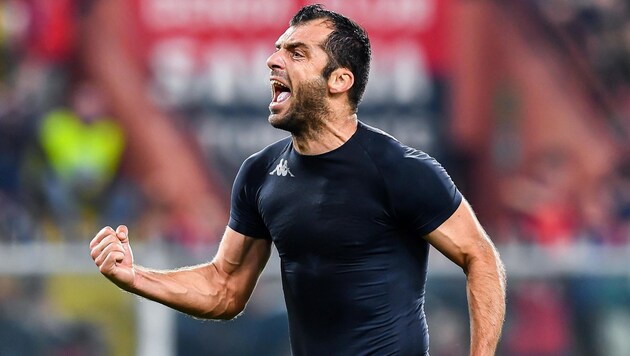 Goran Pandev - hier im Einsatz für den CFC Genoa (Bild: Associated Press)