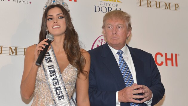 Donald Trump war jahrelang Veranstalter der Miss-Universe-Wettbewerbe. (Bild: APA/AFP/Getty Images)