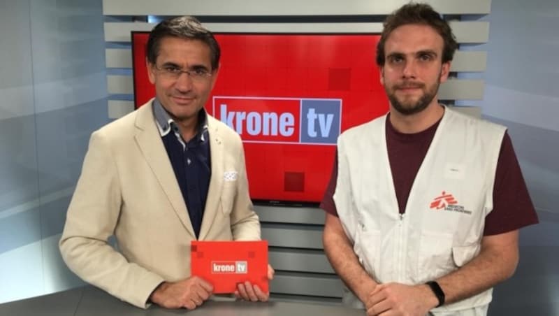 Gerhard Koller im Talk mit Tobias Haas (Bild: krone.tv)