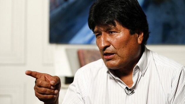 Evo Morales (Bild: AP)