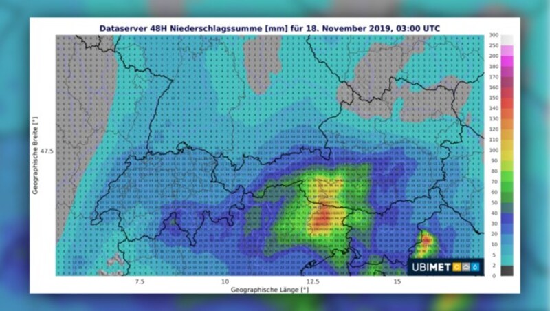 (Bild: Ubimet, krone.at-Grafik)