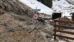 Zahlreiche Muren gingen durch den Starkregen im Pinzgau ab. (Bild: Land Salzburg/BH Zell am See)