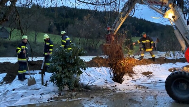 Die Hochwasserlage im Gurktal hat sich zugespitzt. (Bild: BFK08)