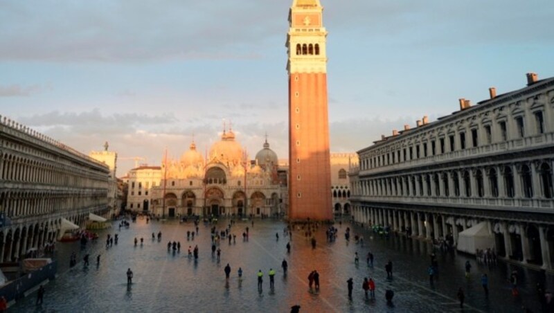 Venedig hat das „Acqua Alta“ überstanden. (Bild: AFP)