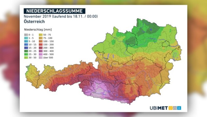 (Bild: Ubimet, krone.at-Grafik)