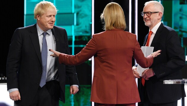 Boris Johnson (links) und Jeremy Corbyn (Bild: AFP)