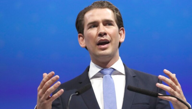 Sebastian Kurz (Bild: AP)