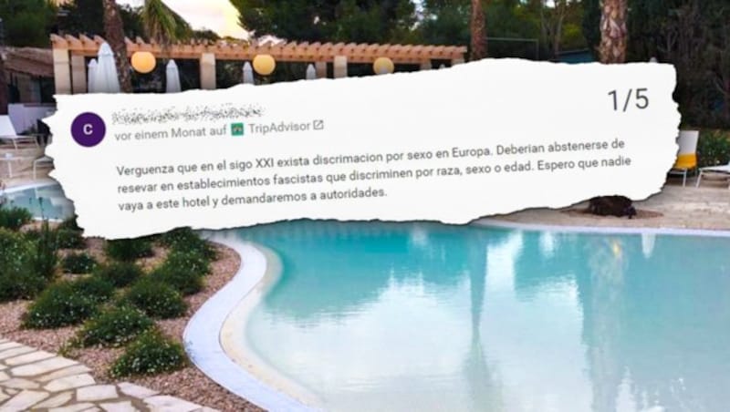 (Bild: tripadvisor.com/Hotel Som Dona, krone.at-Grafik)