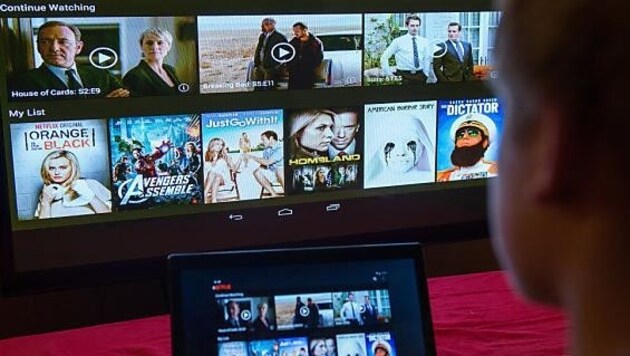 Obwohl Netflix & Co. boomen, hat das lineare Fernsehen in Österreich sogar zugenommen. (Symbolbild) (Bild: APA Österreich Bild)