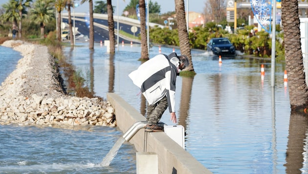 Überschwemmung in Frankreich (Archivbild) (Bild: AFP)
