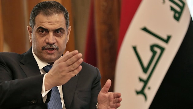 Der irakische Verteidigungsminister Najah al-Shammari (Bild: AP)