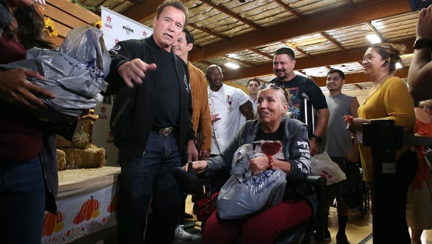 Teilt nicht nur Film-Schurken aus, sondern auch an seine Mitmenschen: Arnold Schwarzenegger (Bild: www.PPS.at)