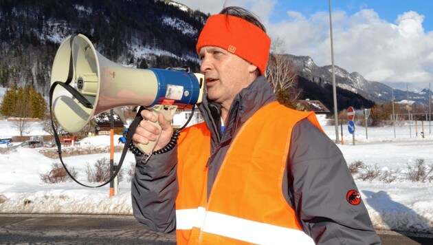 Michael Fölsner ist Sprachrohr der in Rottenmann beheimateten Initiative „Biss“, die gegen die aktuellen Leitspital-Pläne ist. (Bild: Weeber Heinz)