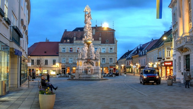 Der Hauptplatz der Stadt Baden, die nun UNESCO-Welterbe ist (Bild: ©Bogdan Lazar - stock.adobe.com)