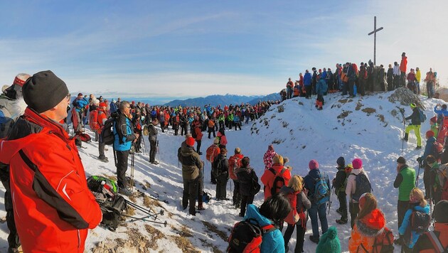 Am vierten Adventsonntag geht es auf den Monte Lussari (Bild: Wallner Hannes/Kronenzeitung)