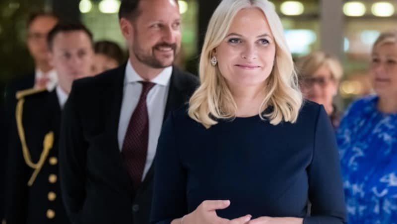 Kronprinzessin Mette-Marit und Kronprinz Haakon (Bild: AFP)