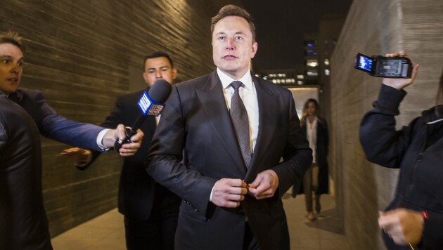 Bis vor Kurzem der reichste Mann der Welt: Elon Musk (Bild: AFP)