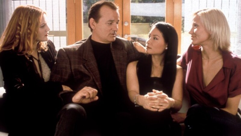 Drew Barrymore, Bill Murray, Lucy Liu und Cameron Diaz in „3 Engel für Charlie“ (Bild: mptv / picturedesk.com)