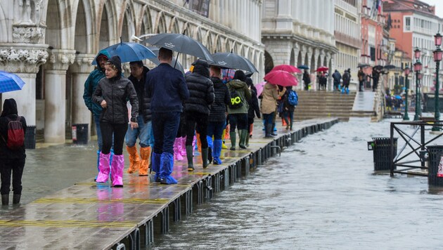Venedig am 24. November 2019 (Bild: AFP)
