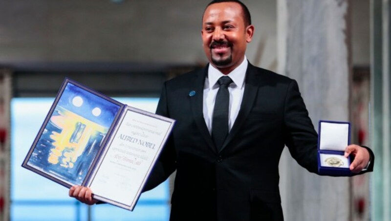 Äthiopiens Premierminister Abiy Ahmed wurde mit dem Friedensnobelpreis ausgezeichnet. (Bild: AFP)