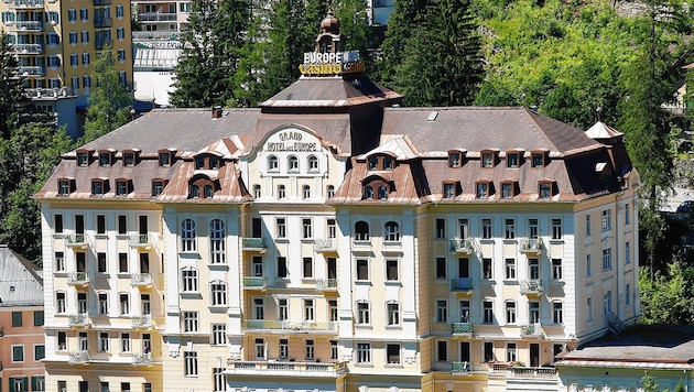 Das Grand Hotel Europe in Bad Gastein (Bild: Gerhard Schiel, krone.at-Grafik)
