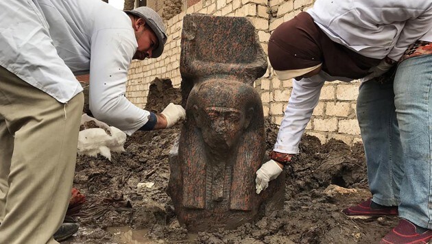 (Bild: AFP/HO/Egyptian Ministry of Antiquities)