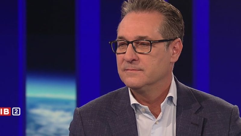 Heinz-Christian Strache in der „ZiB 2“ (Bild: ORF)