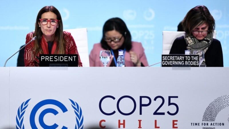 Ernüchterung am Abschlusstag der COP25 in Madrid (Bild: AFP)