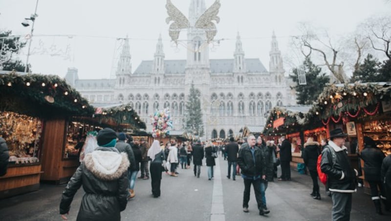 Mögliches Anschlagsziel Nummer 1: Der Christkindlmarkt am Wiener Rathausplatz (Bild: CC0 Lizenz, Photo by Alisa Anton)