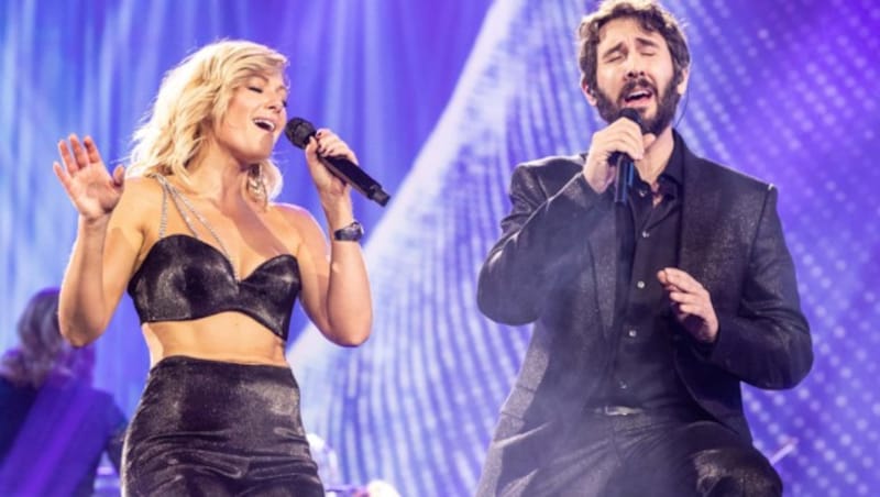 Helene Fischer und Josh Groban in der „Helene Fischer-Show“ am Christtag (25. Dezember, 20.15 Uhr, ORF 2) (Bild: ORF)