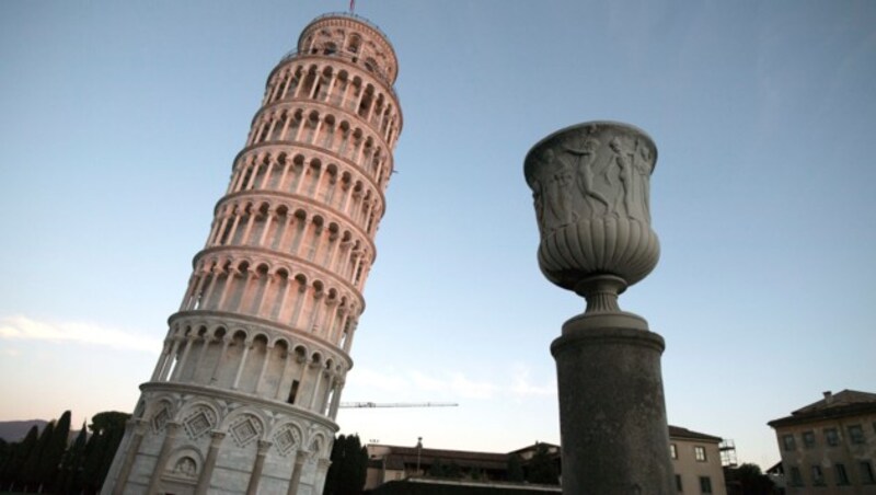 Der Schiefe Turm von Pisa ist eines der berühmtesten Wahrzeichen Italiens und gehört seit dem Jahr 1987 zum UNESCO-Weltkulturerbe. (Bild: AFP)