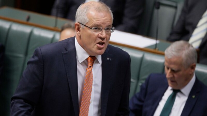 Der australische Premierminister Scott Morrison (Bild: The Associated Press)