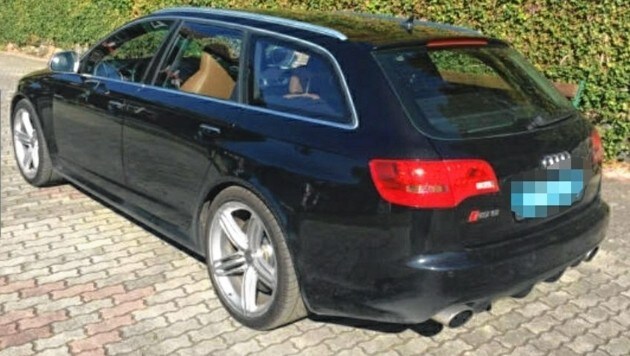 Dieser schwarze Audi RS6 wurde gestohlen. (Bild: Krone)