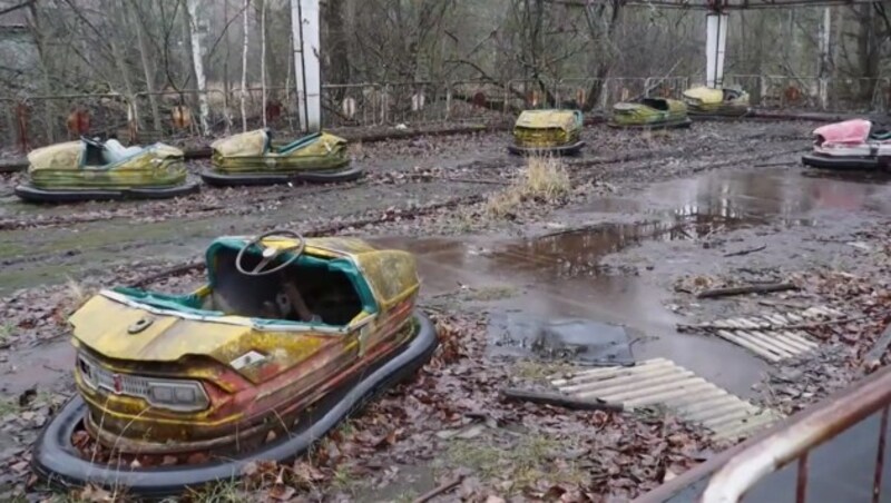 In Pripyat sieht es noch immer so aus wie an dem Tag, als die Menschen evakuiert wurden. (Bild: ruptly.tv)