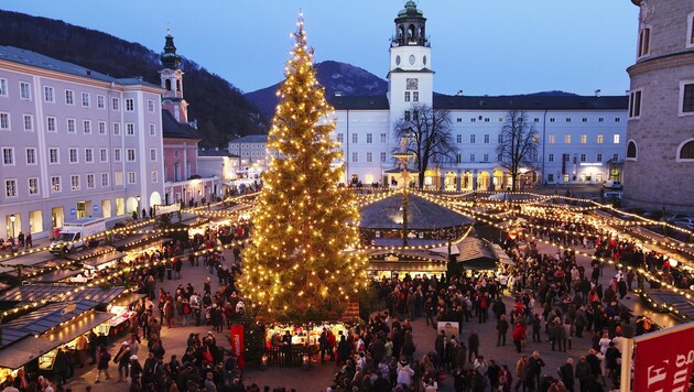 Am 26. Dezember öffnete der Salzburger Christkindlmarkt ein letztes Mal die Stände für diese Saison. (Bild: wildbild)